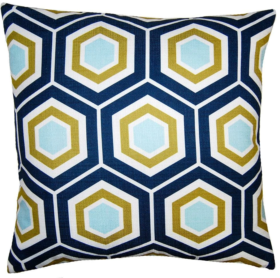 Square Feathers BED & SOFA Atlantic Hex Throw Pillow 1 Square Feathers BED & SOFA Atlantic Hex Throw Pillow