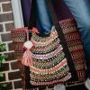 Katydid Multicolored Aztec Embroidered Tote Bag