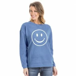 Katydid Happy Face Corded Sweatshirt TEES, TOPS & PULLOVERS 12 Katydid Happy Face Corded Sweatshirt TEES, TOPS & PULLOVERS