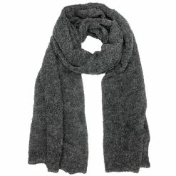 Ariel JEWELRY & ACCESSORIES Charcoal Ultra Plush Alpaca Scarf