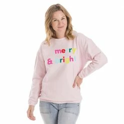 Katydid Merry And Bright Christmas Corded Sweatshirt