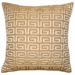 Square Feathers Conrad Greek Key Throw Pillow BED & SOFA