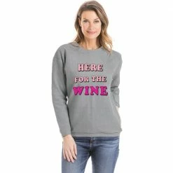 Katydid Here For The Wine Corded Sweatshirt