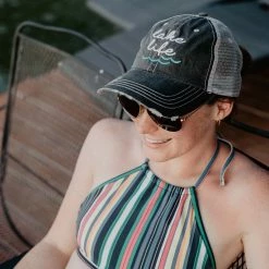 Katydid Lake Life Trucker Hat CAPS & HATS