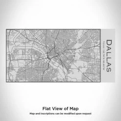 Jace Drinkware Engraved Insulated Map Bottle - Dallas