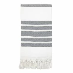 Ariel Herringbone Stripe Turkish Towel