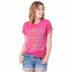 Katydid TEES, TOPS & PULLOVERS Good Days Ahead Happy Face T-Shirt