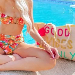 Katydid BAGS, POUCHES & PURSES Good Vibes Only Tote Bag