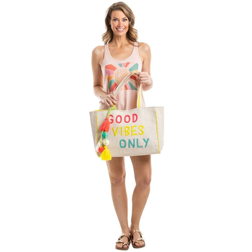 Katydid BAGS, POUCHES & PURSES Good Vibes Only Tote Bag 2 Katydid BAGS, POUCHES & PURSES Good Vibes Only Tote Bag