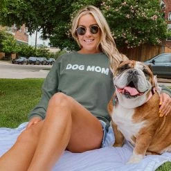 Katydid Dog Mom Graphic Corded Sweatshirt