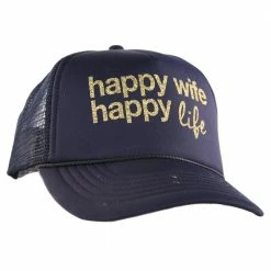Katydid Happy Wife Happy Life Trucker Hat