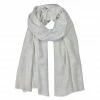 Ariel Pearl Herringbone Cashmere Scarf