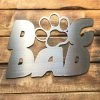 Precision Metal Art Window, Wall & Art Dog Dad Metal Sign