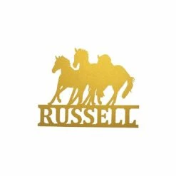 Precision Metal Art Running Horse Monogram 11 Precision Metal Art Running Horse Monogram