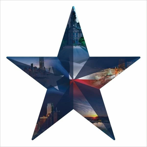 Precision Metal Art Window, Wall & Art Texas Star Imagery Wall Art 2 Precision Metal Art Window, Wall & Art Texas Star Imagery Wall Art