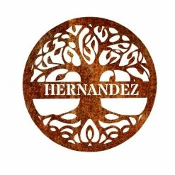 Precision Metal Art Window, Wall & Art Tree Of Life Monogram 10 Precision Metal Art Window, Wall & Art Tree Of Life Monogram