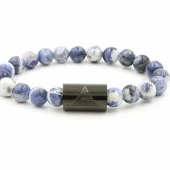 Everwood Company Blue Sodalite Beaded Bracelet