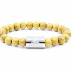 Loe Yellow Jackfruit Wood Bracelet JEWELRY & ACCESSORIES