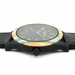 Everwood Company JEWELRY & ACCESSORIES Multi Bamboo & Black Leather Watch 16 Everwood Company JEWELRY & ACCESSORIES Multi Bamboo & Black Leather Watch