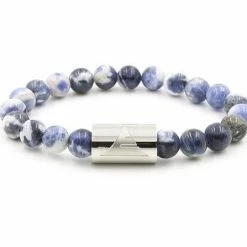 Everwood Company Blue Sodalite Beaded Bracelet