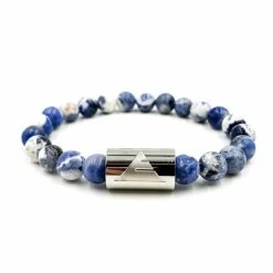 Everwood Company Blue Sodalite Beaded Bracelet