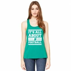 Katydid TEES, TOPS & PULLOVERS It's All About Football Women's Tank Top