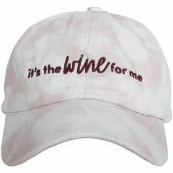 Katydid CAPS & HATS It's The Wine For Me Women's Tie Dye Baseball Cap