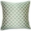 Square Feathers Luca Chain Wedgewood Throw Pillow