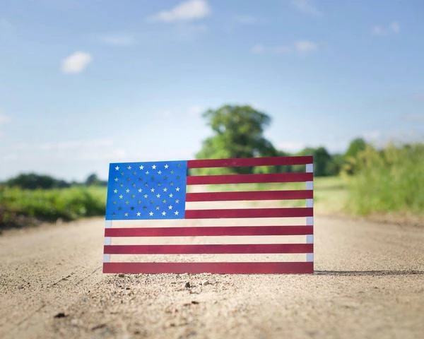 Precision Metal Art USA Flag 2 Precision Metal Art USA Flag