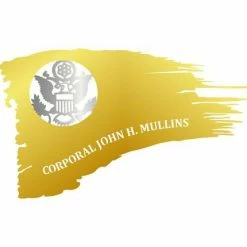 Precision Metal Art Personalized Military Branch Tattered Flag Art