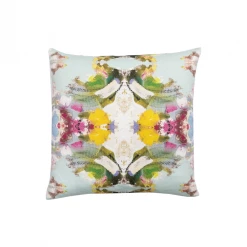 Laura Park Designs BED & SOFA Poppy Blue Linen Cotton Pillow