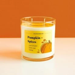 Calyan Wax PERSONAL PAMPERING Pumpkin + Spices Soy Candle - Limited Edition