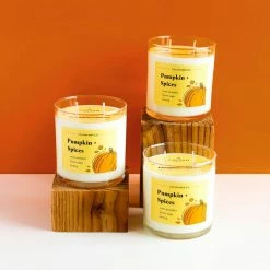 Calyan Wax PERSONAL PAMPERING Pumpkin + Spices Soy Candle - Limited Edition