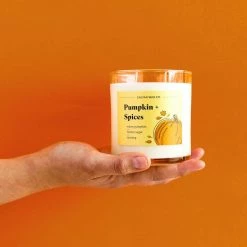 Calyan Wax PERSONAL PAMPERING Pumpkin + Spices Soy Candle - Limited Edition