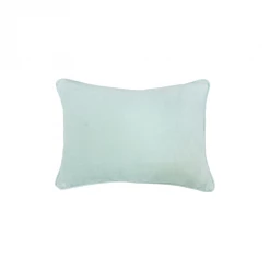 Laura Park Designs Robin's Egg Blue Velvet Pillow