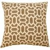 Square Feathers Sahara Diamonds Throw Pillow