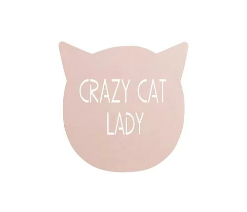 Precision Metal Art Crazy Cat Lady Sign Window, Wall & Art 6 Precision Metal Art Crazy Cat Lady Sign Window, Wall & Art