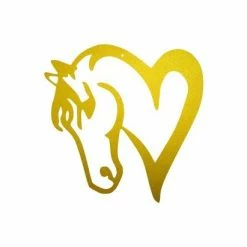 Precision Metal Art Horse Heart Metal Sign
