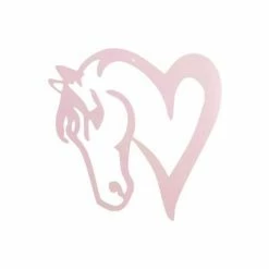 Precision Metal Art Horse Heart Metal Sign