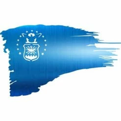 Precision Metal Art Military Branch Tattered Flag Wall Art