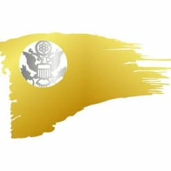 Precision Metal Art Military Branch Tattered Flag Wall Art