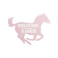 Precision Metal Art Window, Wall & Art Welcome To The Ranch 13 Precision Metal Art Window, Wall & Art Welcome To The Ranch