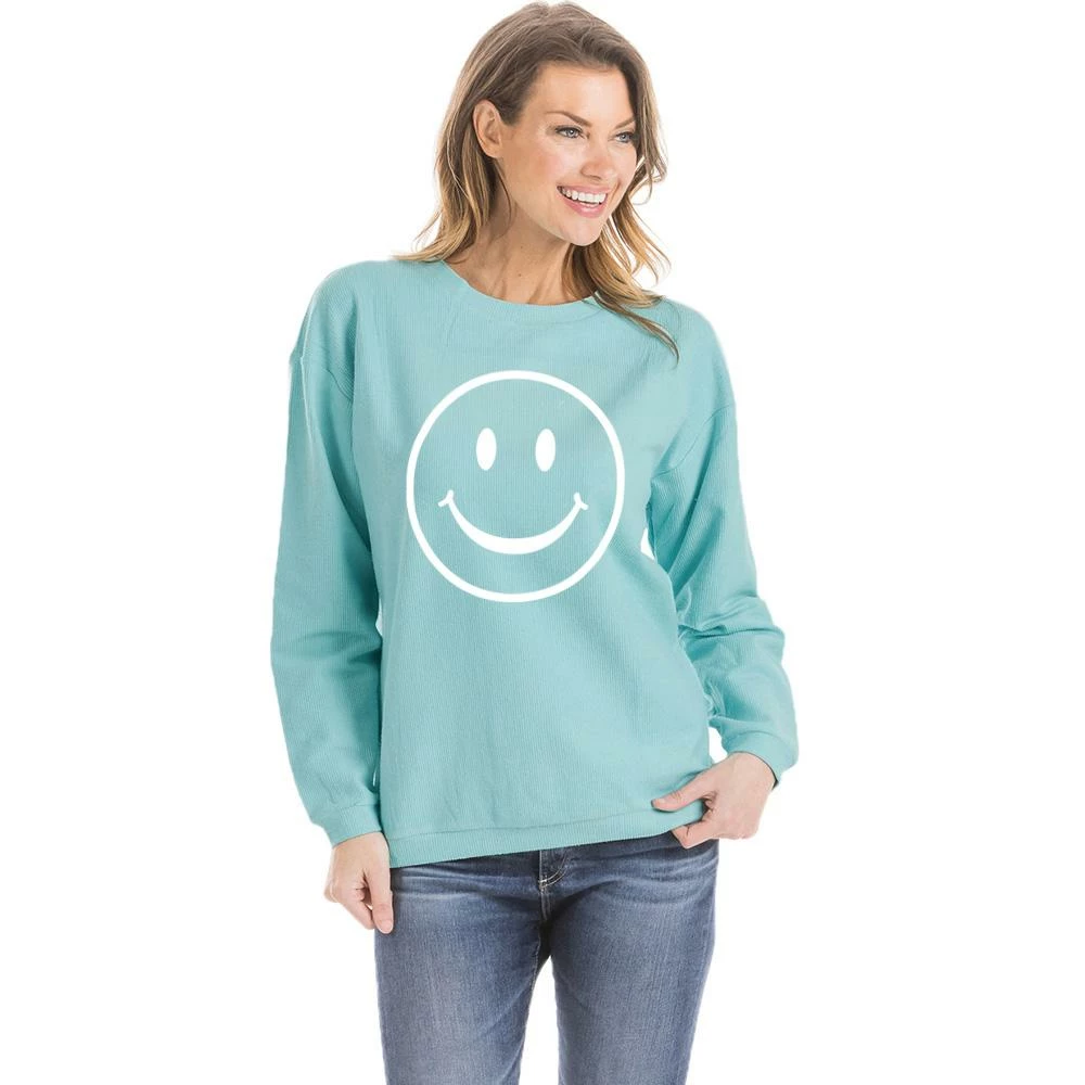 Katydid Happy Face Corded Sweatshirt TEES, TOPS & PULLOVERS 5 Katydid Happy Face Corded Sweatshirt TEES, TOPS & PULLOVERS