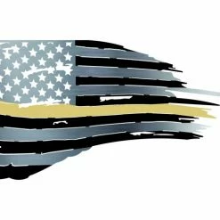 Precision Metal Art Window, Wall & Art Thin Line Tattered Flag 7 Precision Metal Art Window, Wall & Art Thin Line Tattered Flag