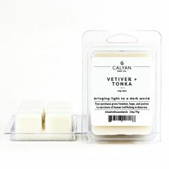 Calyan Wax Vetiver + Tonka Candle 9 Calyan Wax Vetiver + Tonka Candle