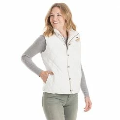 Katydid Quilted Reversible Sherpa Vest With Pockets TEES, TOPS & PULLOVERS