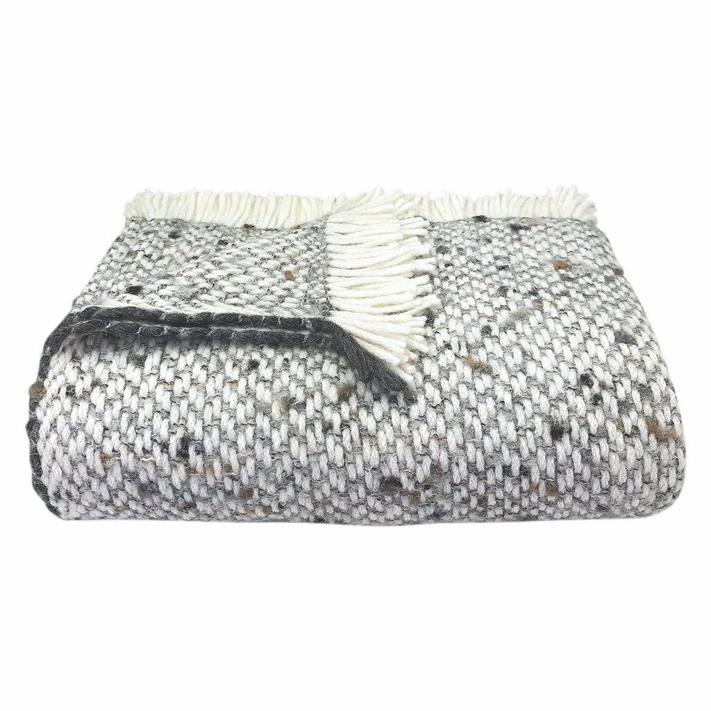 Ariel BED & SOFA Chunky Gray Weave Alpaca Throw 1 Ariel BED & SOFA Chunky Gray Weave Alpaca Throw